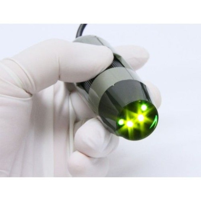 Microscop portabil USB Dino-Lite - AM4115T-RFYW cu lumina galbena (575 nm) si filtru 610 nm - Fluorescenta rosie